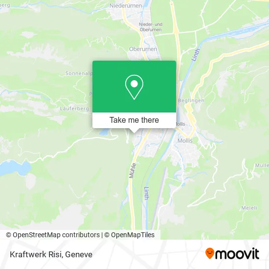 Kraftwerk Risi map