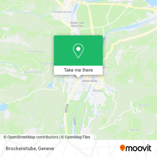 Brockenstube map