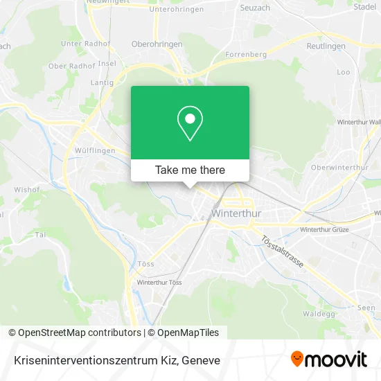 Kriseninterventionszentrum Kiz map