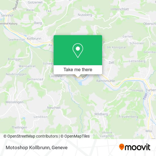 Motoshop Kollbrunn map