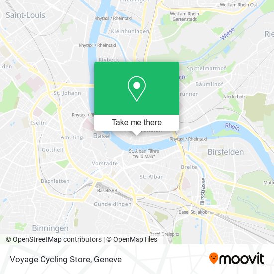 Voyage Cycling Store map
