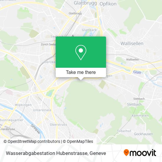 Wasserabgabestation Hubenstrasse map