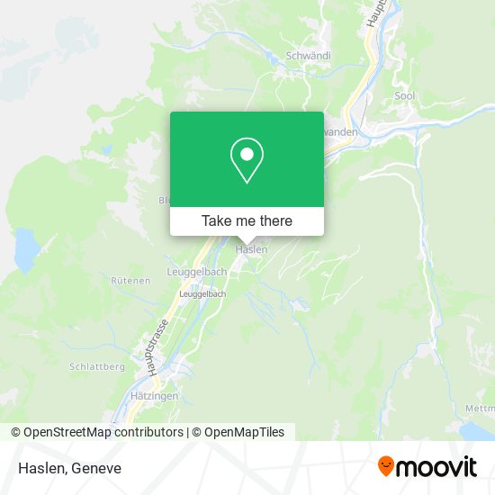 Haslen map