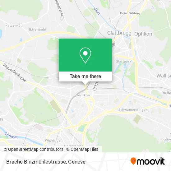 Brache Binzmühlestrasse map