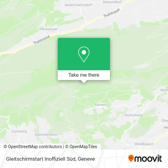 Gleitschirmstart Inoffiziell Süd map