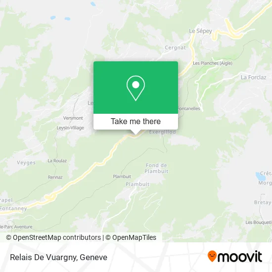 Relais De Vuargny map