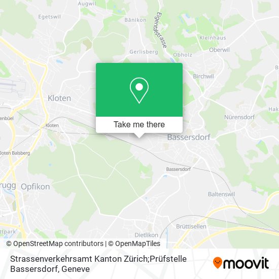 Strassenverkehrsamt Kanton Zürich;Prüfstelle Bassersdorf map