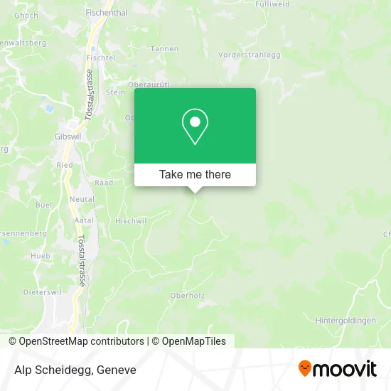 Alp Scheidegg map