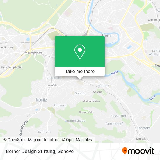Berner Design Stiftung map