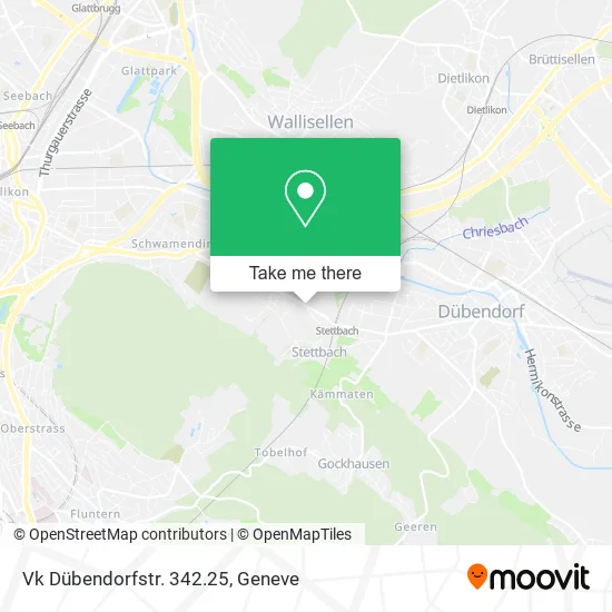 Vk Dübendorfstr. 342.25 map