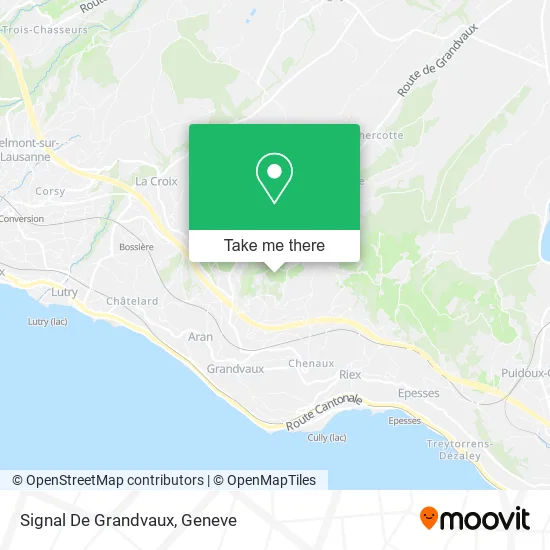 Signal De Grandvaux map