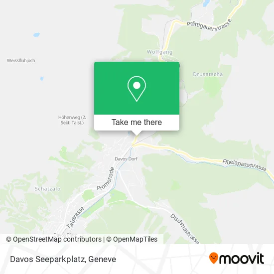 Davos Seeparkplatz map
