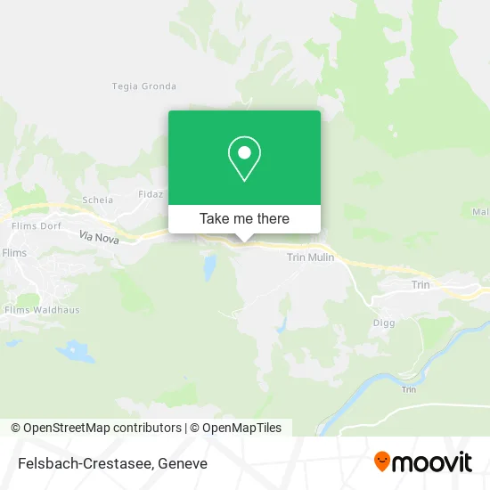 Felsbach-Crestasee plan
