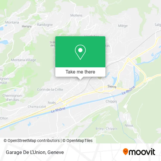 Garage De L'Union map