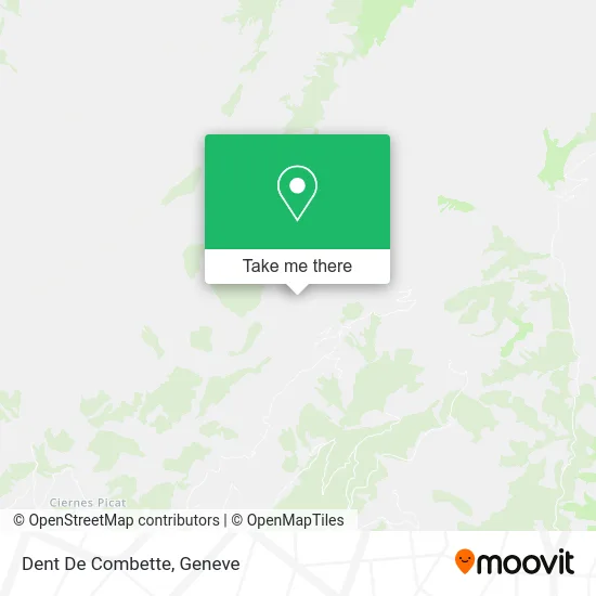Dent De Combette map