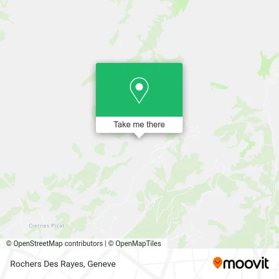 Rochers Des Rayes map
