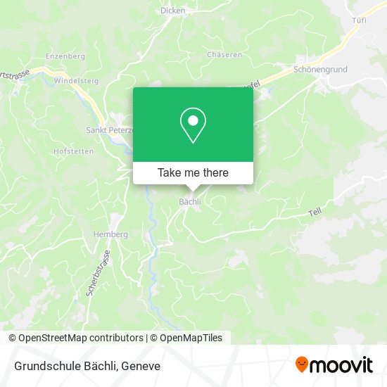 Grundschule Bächli map