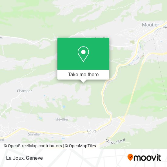 La Joux map