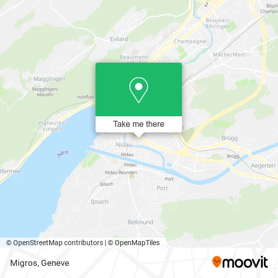 Migros map