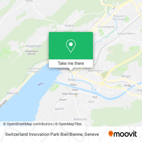 Switzerland Innovation Park Biel / Bienne plan