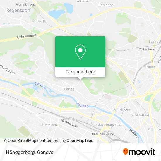 Hönggerberg map