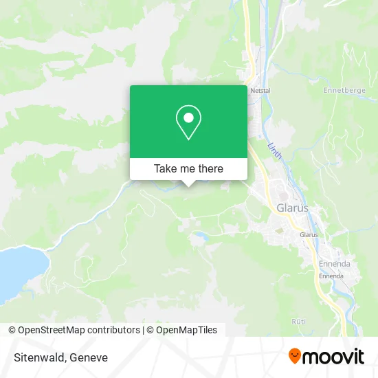 Sitenwald map