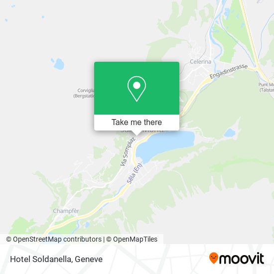 Hotel Soldanella map