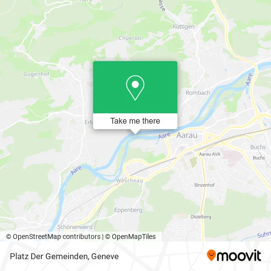 Platz Der Gemeinden map