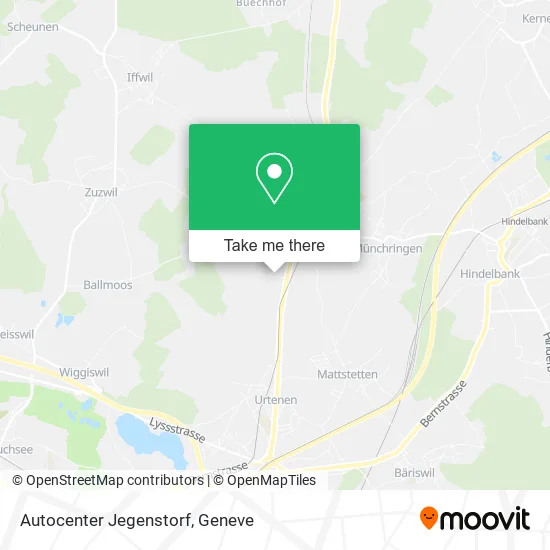 Autocenter Jegenstorf map