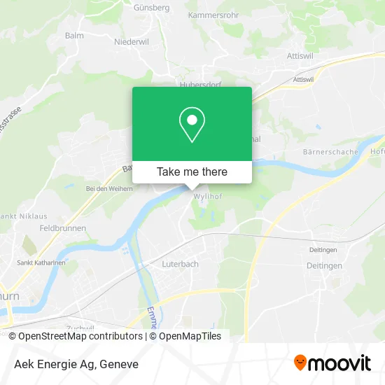 Aek Energie Ag map