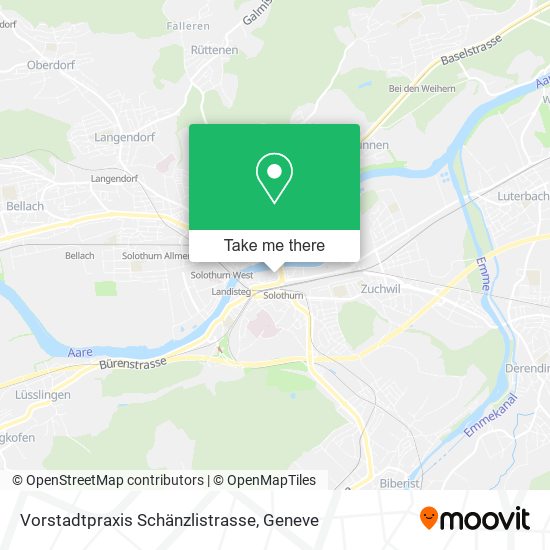 Vorstadtpraxis Schänzlistrasse map