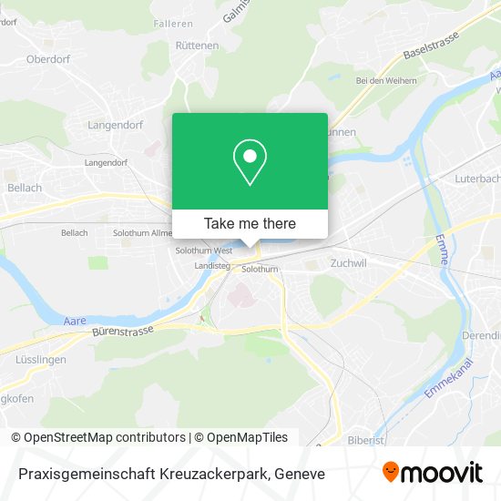 Praxisgemeinschaft Kreuzackerpark map