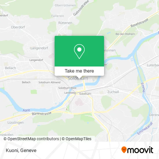 Kuoni map