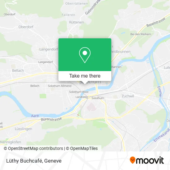 Lüthy Buchcafé map