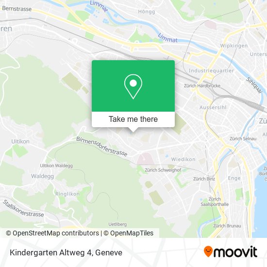 Kindergarten Altweg 4 map