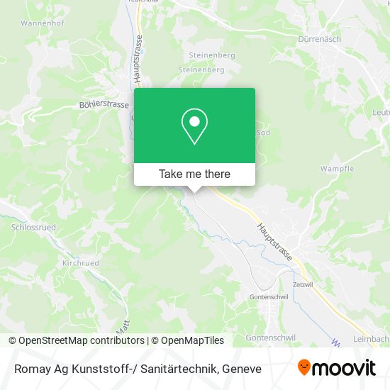 Romay Ag Kunststoff-/ Sanitärtechnik map
