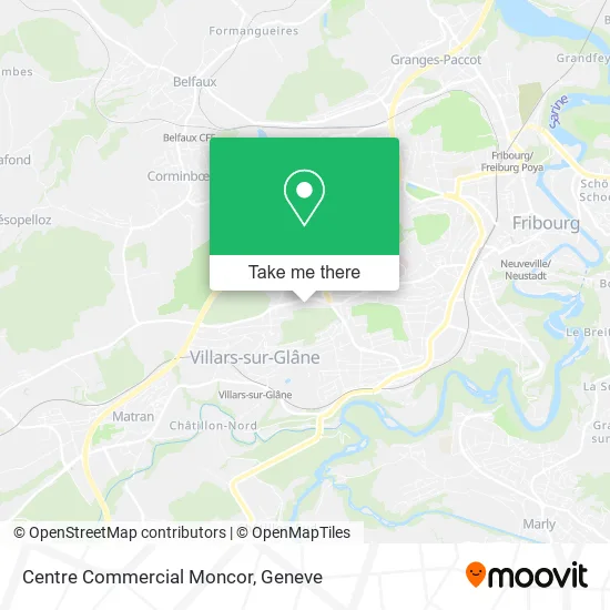 Centre Commercial Moncor map