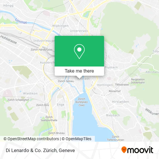 Di Lenardo & Co. Zürich map