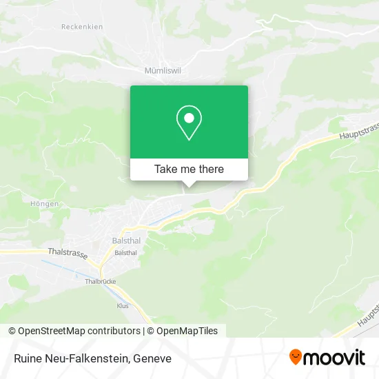 Ruine Neu-Falkenstein map