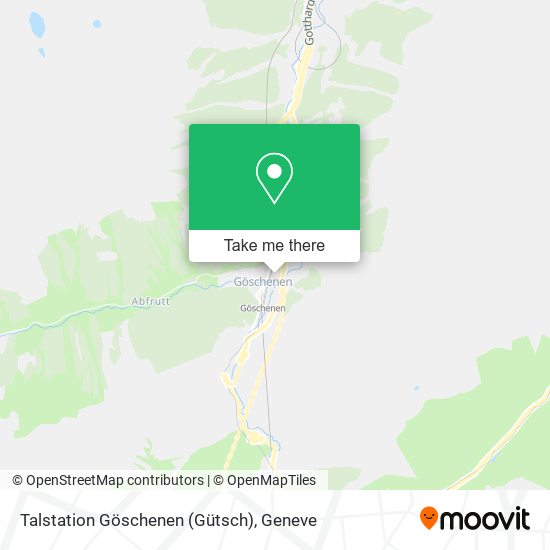 Talstation Göschenen (Gütsch) map