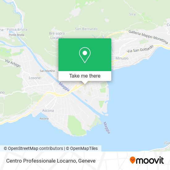 Centro Professionale Locarno map