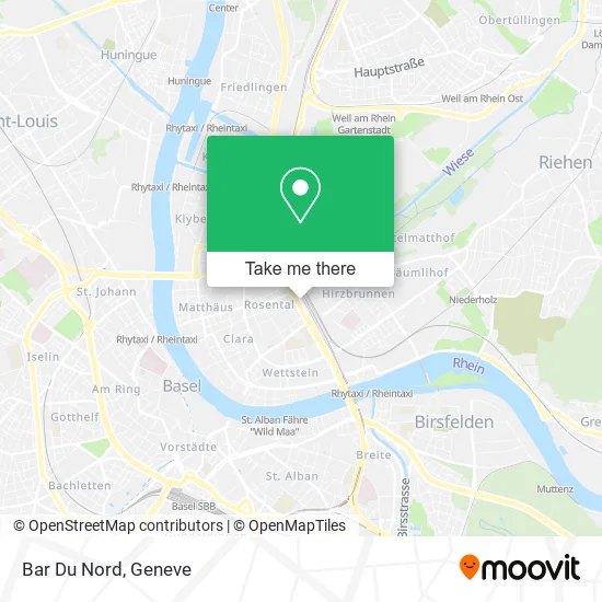Bar Du Nord map