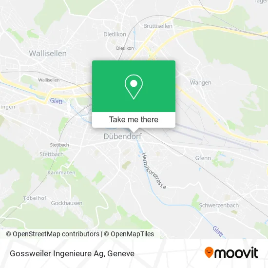 Gossweiler Ingenieure Ag map