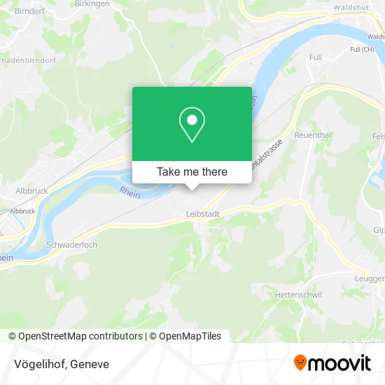 Vögelihof map