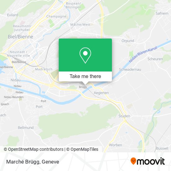 Marché Brügg map