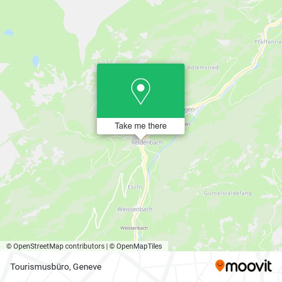 Tourismusbüro map