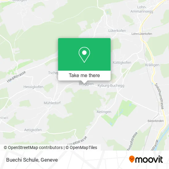 Buechi Schule map