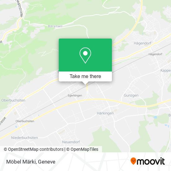 Möbel Märki map