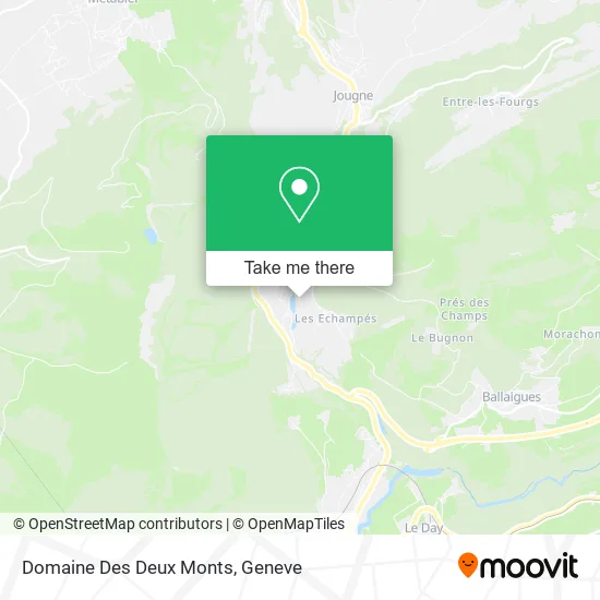 Domaine Des Deux Monts map