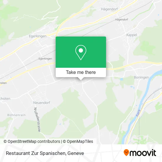 Restaurant Zur Spanischen map